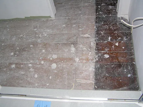 before floor sanding service work 2
